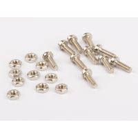 Wilesco Screws And Nuts M2. Each 10 Pc.. Nickel Plated