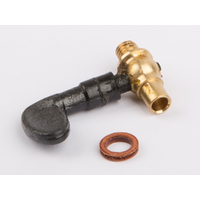 Wilesco Steam Regulator, Brass, w/ Plastic Handle-D366,367,406,407,430,396,496
