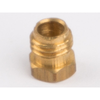 Wilesco Pipe Coupling Nut For Steam Pipe Fixing. Brass. M6X0.75