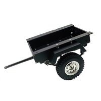 Xtra Speed 1/10 Metal Leaf Spring Hitch Mount Trailer with Aluminum Wheels - XS-59838