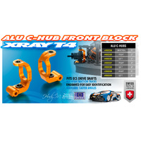 XRAY ALU C-HUB FRONT BLOCK LEFT - - XY302336