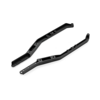 COMPOSITE CHASSIS SIDE GUARDS FOR BENT SIDES CHASSIS L+R - GRAPHITE - XY321250-G