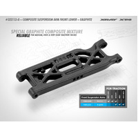 XRAY XT4 COMPOSITE SUSPENSION ARM FRONT LOWER - GRAPHITE - XY322112-G