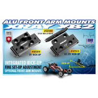 XRAY ALU FRONT LOWER ARM MOUNT - XY322310
