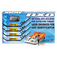 XRAY ANTI-ROLL BAR FRONT 2.8 MM - XY342468