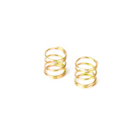 XRAY FRONT COIL SPRING FOR 4MM PIN C=1.5-1.7 - GOLD (2) - XY372186