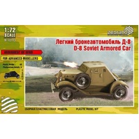 Zebrano 1/72 D-8 Soviet Armored car Plastic Model Kit