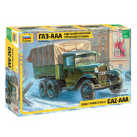 Zvezda 1/35 GAZ-AAA Soviet Truck (3-axle) Plastic Model Kit