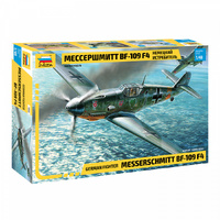 Zvezda 4806 1/48 Messerschmitt Bf-109 F4 Plastic Model Kit - ZV4806