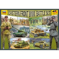 Zvezda 1/72 Battle Set Eastern Front WWII Plastic Model Kit