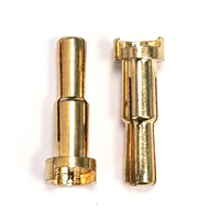 IM RC STEPPED 4-5MM GOLD PLATED BULLET PLUGS PCS - iM125