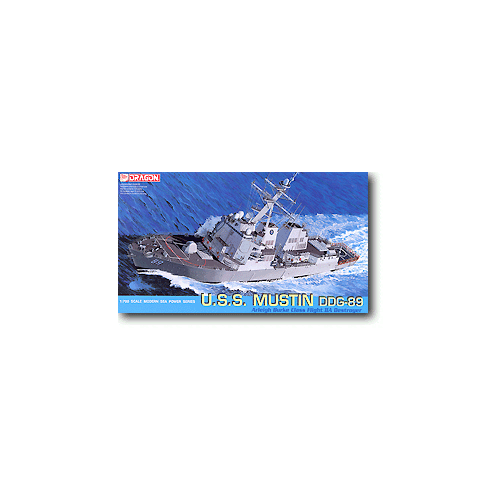 Dragon Models 1:700 USS Mustin DDG-89 Plastic Model Kit 7044
